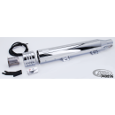 MCJ Royal FLSB18 chr/chr striped end cap