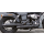 MCJ E4 Royal 80 verstellbare Auspuff Schalldämpfer schwarz für Harley Dyna FXDB FXDL 2017
