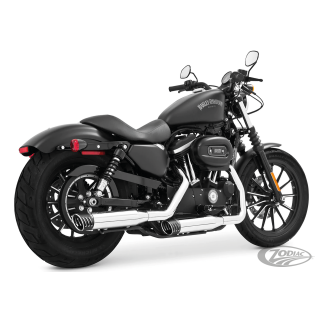 Racing slip on XL14-up chrome/black