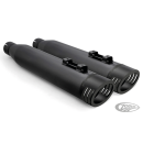 4" RACING SLIP-ONS PITCH BLK FLH/T17-UP