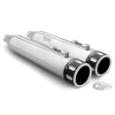 EAGLE S/ONS CHROME/BLACK TIPS FLH/T95-16