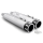 EAGLE S/ONS CHROME/BLACK TIPS FLH/T95-16
