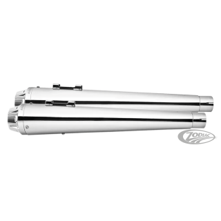 US-OUTLAW SLIP-ONS CHROME FLH/T95-16