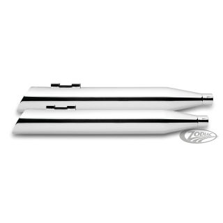 4" INVERTED SLASH CHROME FLH/T95-16