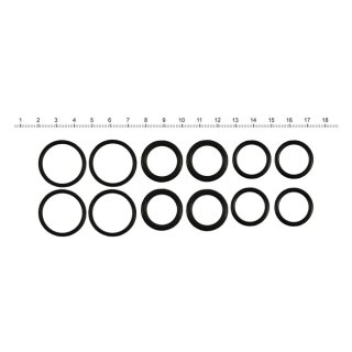 S&S, pushrod cover seal kit. Rubber