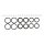 S&S, pushrod cover seal kit. Rubber