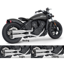 Freedom racing mufflers chr/blk Scout14