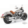 Freedom racing mufflers chr/blk Scout14