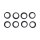 JIMS, replacement lock ring set for roller rocker arms