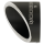 TURNOUT END CAP 4.5" SCULPTED BLACK