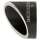 TURNOUT END CAP 4.5" SCULPTED BLACK