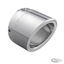 LIBERTY/RACING ROLLED EDGE CHROME TIP 4"