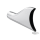 FREEDOM Sharktail end cap 2 1/8" chrome