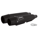 2Bros FXD91-17 XL14-UP Dual S/O Blk