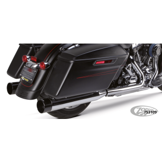 2Bros FLH/T95-16 Dual S/Os Chr/blk alu