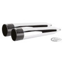 2Bros FLH/T95-16 Dual S/Os Chr/blk alu