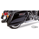 2Bros FLH/T95-16 Dual Slip Ons Carbon BL