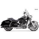 2Bros FLH/T95-16 Dual Slip Ons Carbon BL
