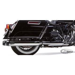 2Bros FLH/T95-16 Dual Slip Ons Carbon Ch