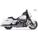 2Bros FLH/T17-up Dual Slip Ons Alu Polis