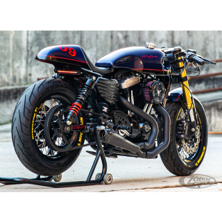 2Bros XL14-up 2-1 BLK CF Race Exhaust