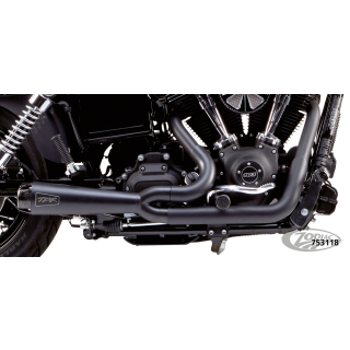 2Bros FXD06-17 2-1 SS CF Race Exhaust Bk