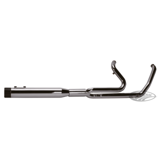 2Bros FLH/T17-up 2-1 Chr w/ Blk Alu end