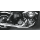 2-1 Headpipes for Shovelhead chrome