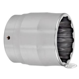 PM Exhaust tip Clean cut chrome SE 3.5"