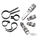 clampset exhaust 4 piece chrome plated,W