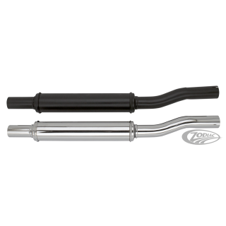 muffler straight pipe 1950-up, black. WL