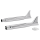 GZP Fishtail muffler uni 1.5" & 1.75"