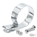 GZP Chrome 2-1/2" Muffler clamp + hardwa