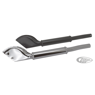 muffler, fishtail, chrome,WL