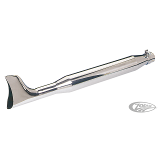 GZP Dago style fishtail muffler 2 7/8" d
