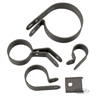 Exhaust clamps Chrome Knuckle 1941-47