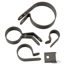 Exhaust clamps Chrome Knuckle 1941-47