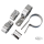 Exhaust clamps Blk Knuckle 1941-47 5Pce