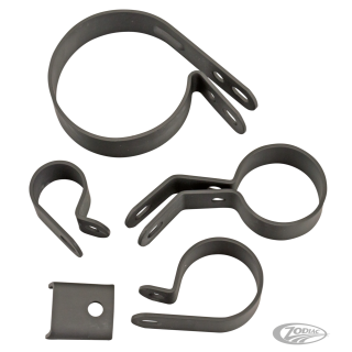 Blk Knucklehead BT41-47 exhaust clampkit