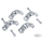 GZP Muffler clamp set FLH/T87-94 #65722-