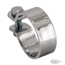 GZP Chrome exhaust clamp 1.75" I.D.
