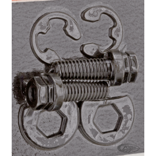 Black Exhaust lock bolt kit BT66-84