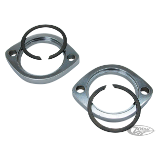 GZP Exhaust flanges with C-clips 84-up