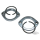 GZP Exhaust flanges with C-clips 84-up