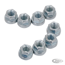 8pck James 5/16-24 hex flange nut
