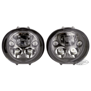 Vision X oval 5.75" Blk with halo kit
