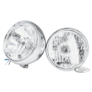 GZP Custom headlight 7" facet cut bottom