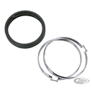 GZP Headlight Chr. ring only XL/FX