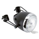Black Vintage sidemount headlight 5.75"