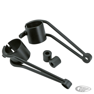 Vintage black 39mm light brackets